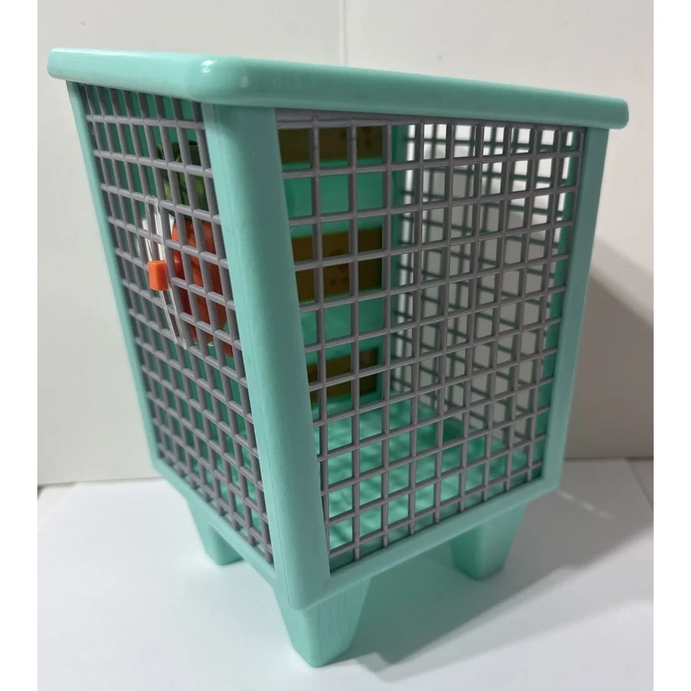 2016‎ American Girl  Rabbit HUTCH With Carrot Water Bottle Wellie Wishers DNG51